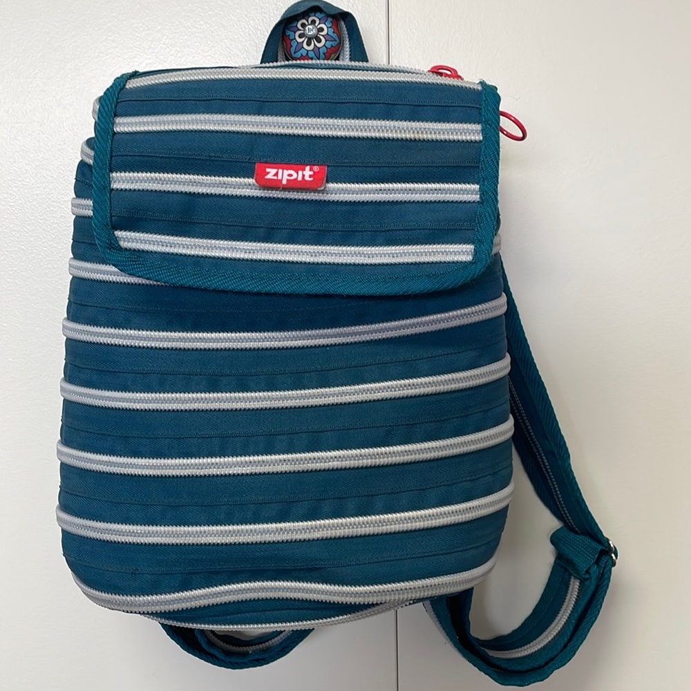 Zipit Backpack purse Teal